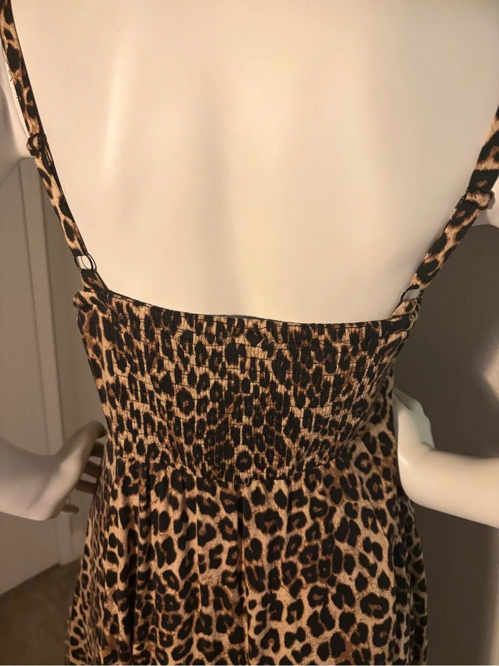 Torrid Leopard Print Button Front Midi Dress Size 2 Plus - Picture 4 of 8